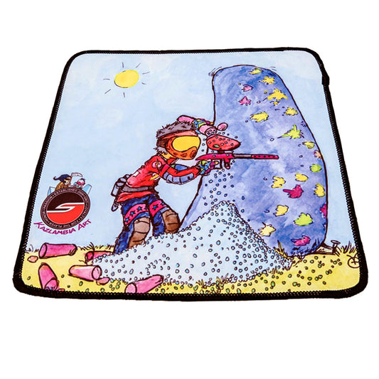Microfiber Cleaning Cloth, Sponsored, Paintball Cartoon Series | Paintball Cleaning Microfiber | Social Paintball