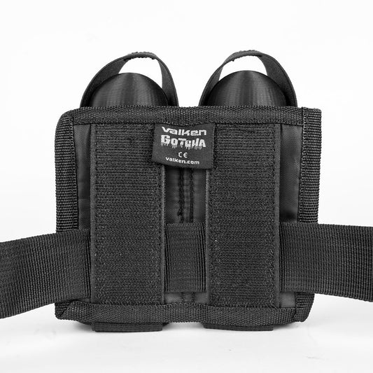 Gotcha Twin Pouch Paintball Harness With Web Belt | Paintball Pod Harness | Valken