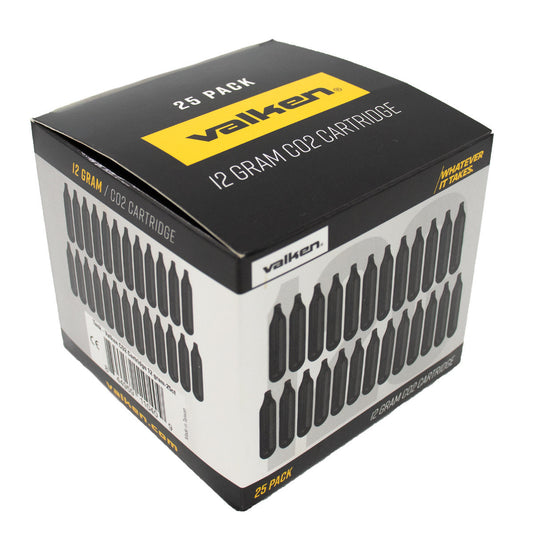 Valken 12G Co2 Cartridges - 25 Count