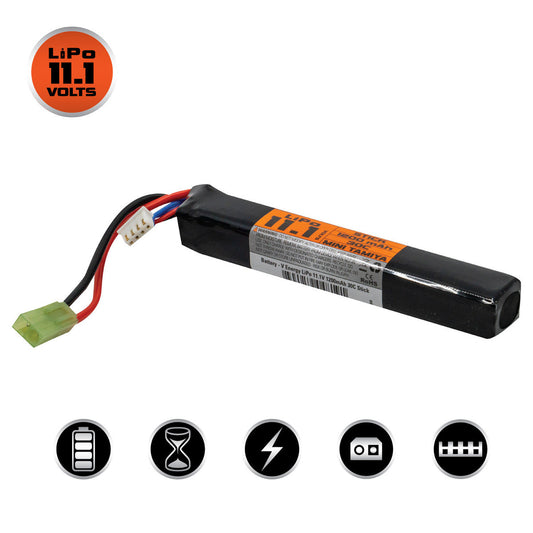 Valken Lipo 11.1V 1200Mah 30C Stick Airsoft Battery (Small Tamiya)