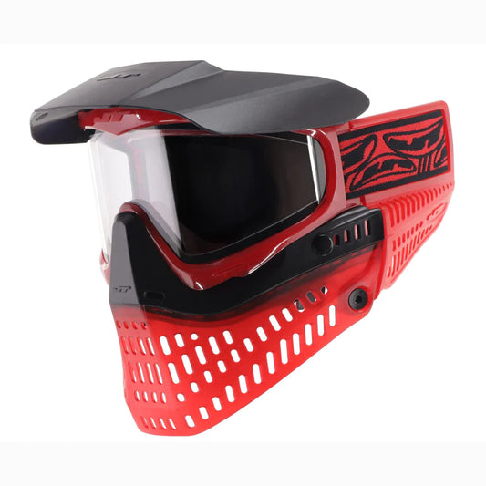 Jt Proflex Le Ice Red W/ Clear Thermal Lens | Jt Paintball Mask/Goggle