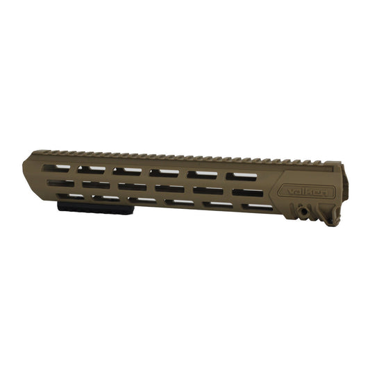 Valken 12.5" Mlok Nylon Fiber Handguard For Asl Tango Series Airsoft Aegs - Dst