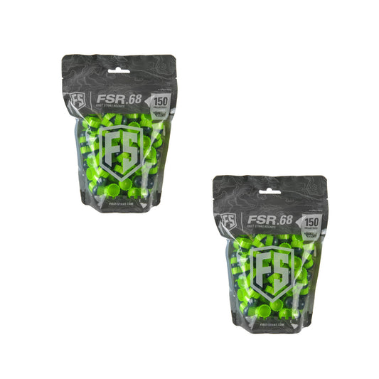 First Strike 300 Round - Smoke/Green - Green Fill | Shop Paintball