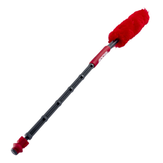 Barrel Maid, Social Red Gray | Paintball Barrel Swab | Social Paintball