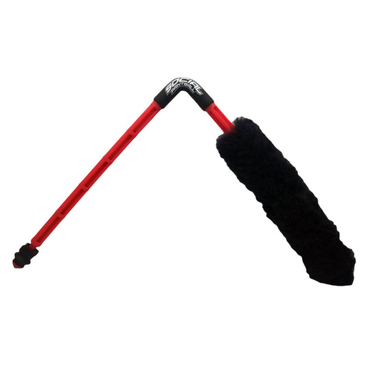 Barrel Maid, Social Red Black Magma | Paintball Barrel Swab | Social Paintball