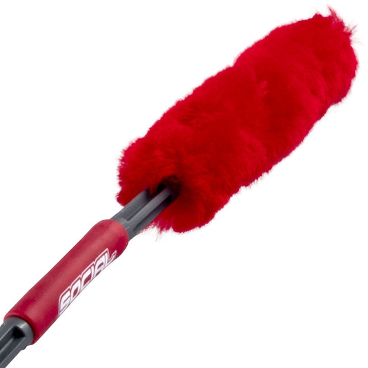 Barrel Maid, Social Red Gray | Paintball Barrel Swab | Social Paintball