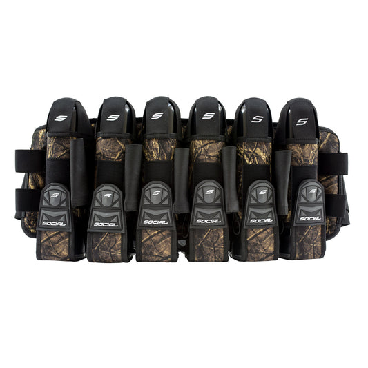 Grit Pod Pack Harness, 6+9 Hunter Camo | Social Paintball