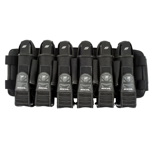 Grit Pod Pack Harness, 6+9 Stealth Black | Social Paintball Harness