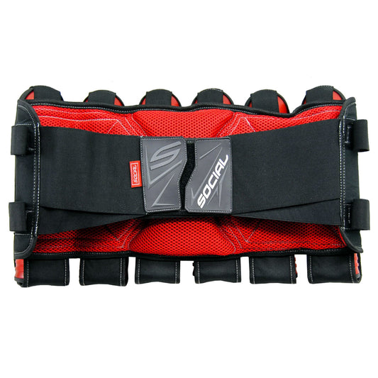 Grit Pod Pack Harness, 6+9 Stealth Black | Social Paintball Harness