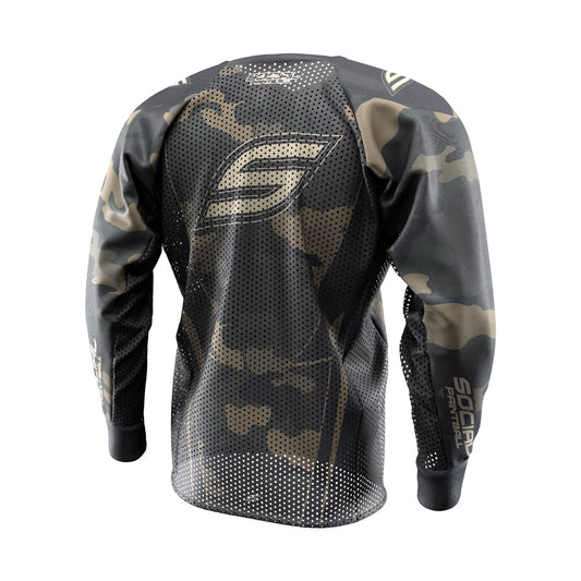 Woodland Camo Smpl Paintball Jersey