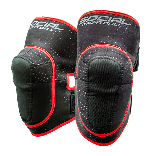 Smpl Knee Pads, Black Red