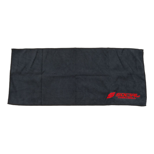 Microfiber Cleaning Cloth, Black | Paintball Cleaning Microfiber | Social Paintball
