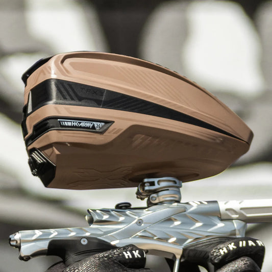 Tfx 3 Loader - Tan/Black | Paintball Loader Or Hopper | Hk Army
