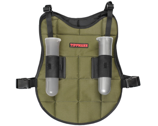 Tippmann Padded Chest Protector - Reversible - Black & Olive