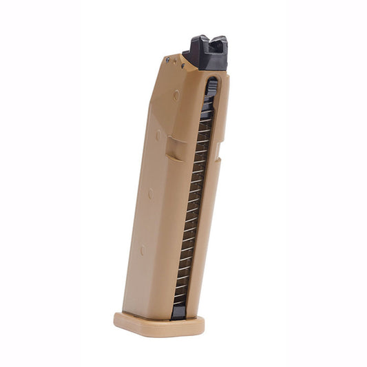 Umarex 20Rd Glock 17, 18, 19, 19X Gbb Magazine - Tan (Vfc)