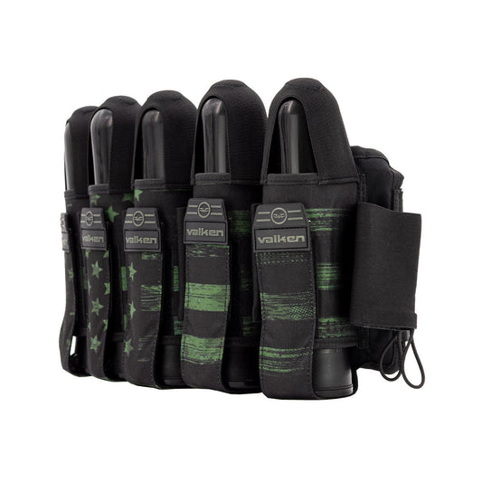Valken Fate Gfx 5+8 Paintball Harness - Merica Olive | Paintball Pod Harness