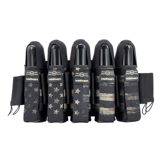 Valken Fate Gfx 5+8 Paintball Harness - Merica Tan | Paintball Pod Harness