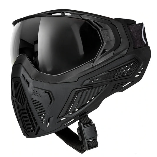 Slr Goggle - Midnight (Black/Black) Smoke Lens | Paintball Goggle | Mask | Hk Army