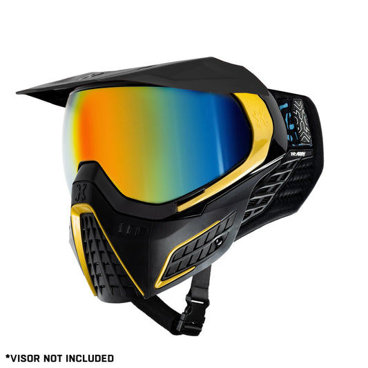 Klr Goggle Prestige - Black/Gold/Fusion Lens | Paintball Goggle | Mask | Hk Army