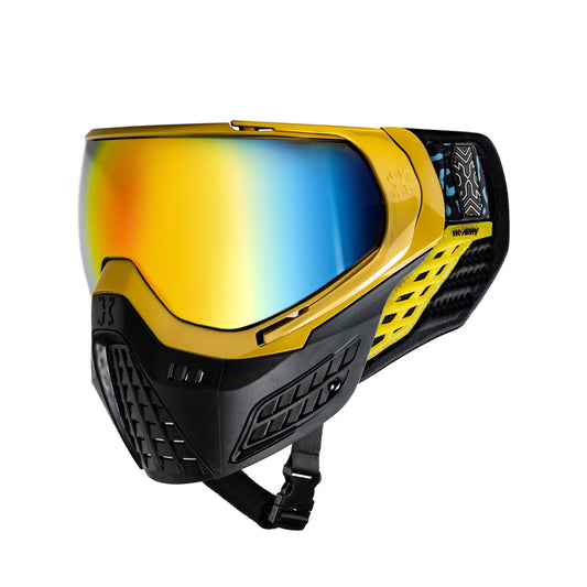 KLR Goggle Blackout Gold (Gold/Black) | Paintball Goggle | Mask | Hk Army