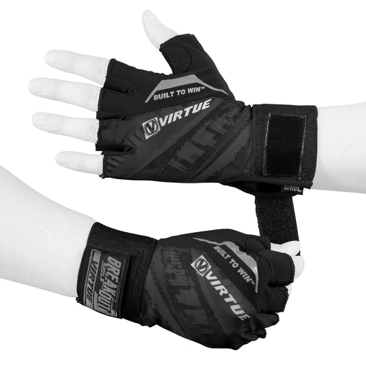 Virtue Mesh Breakout Gloves - Half Finger - Graphic Black