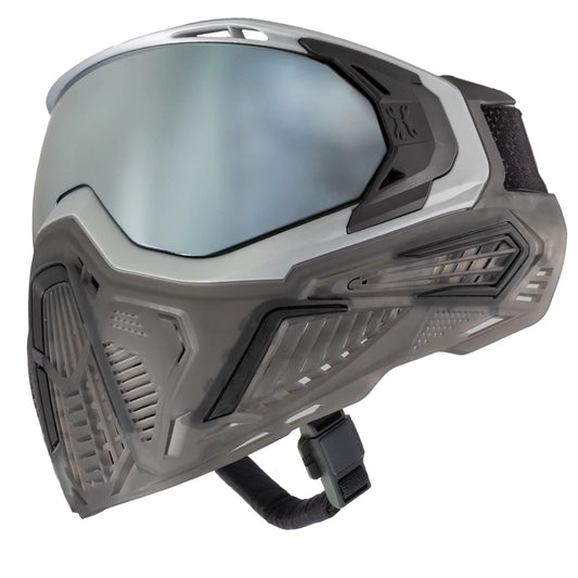 Slr Goggle - Graphite (Silver/Black/Smoke) Silver Lens | Paintball Goggle | Mask | Hk Army