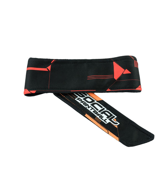 Headband, Tron Black | Paintball Headband | Social Paintball