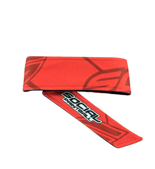 Headband, Red Social | Paintball Headband | Social Paintball
