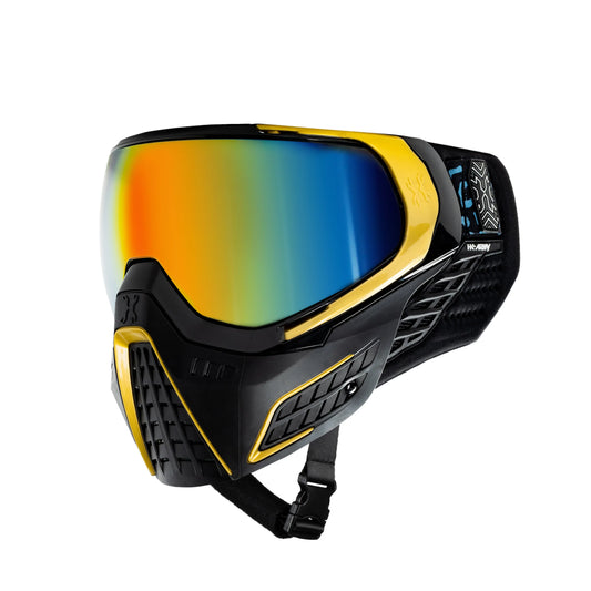 Klr Goggle Prestige - Black/Gold/Fusion Lens | Paintball Goggle | Mask | Hk Army