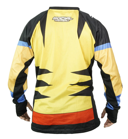 Yellow Badass, Unpadded Smpl Paintball Jersey