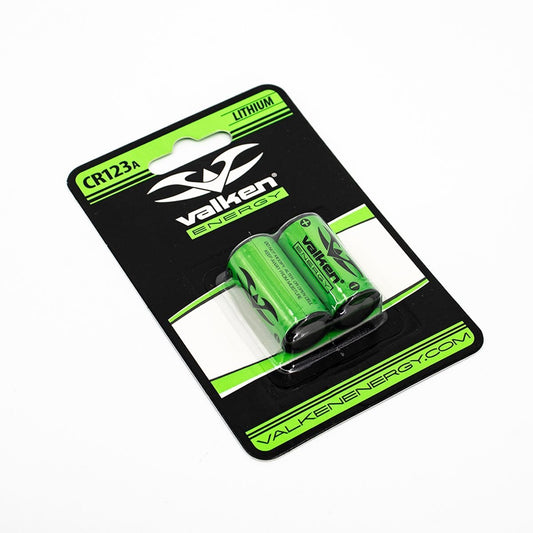 Valken Lithium 3V Cr123A Battery - 2 Pack