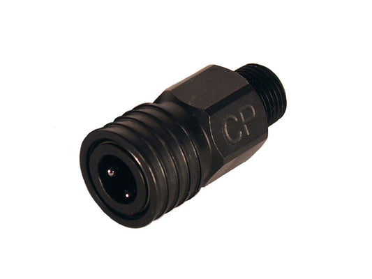 Quick Disconnect Coupler - Male - Black