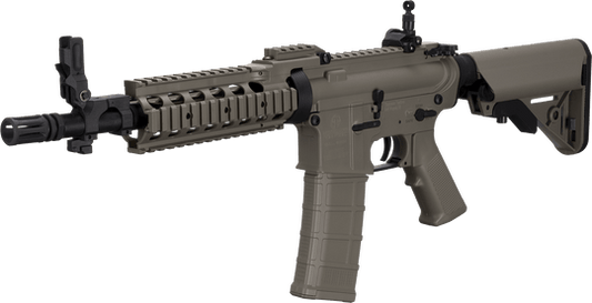 Tippmann Bt Basic Training M4 Carbine Ris Cqb Airsoft Gun - Tan