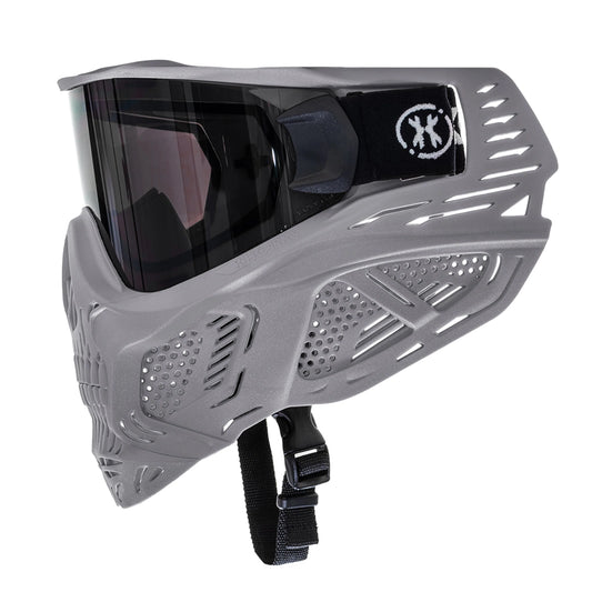 Hstl Skull Goggle "Tombstone" - Grey W/ Smoke Lens | Paintball Goggle | Mask | Hk Army