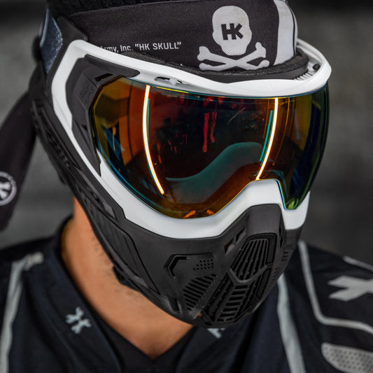 Slr Goggle - Trooper (White/Black/Black) Scorch Lens | Paintball Goggle | Mask | Hk Army