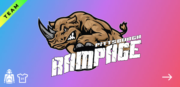Pittsburgh Rampage (Paintball Team T-shirts)