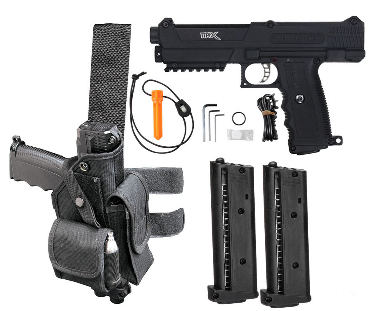 Tippmann Tipx Deluxe Pistol Kit | Shop Paintball Gun Marker