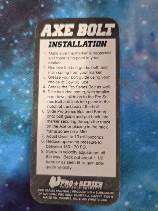 NPS Empire Axe/Mini Bolt | New (old stock)