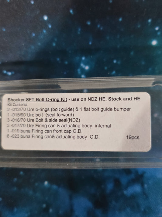 New Designz Shocker SFT Bolt O-Ring Kit | New (old stock)