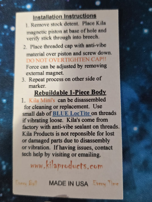 Kila Instinct Empire Invert Mini Magnetic Detents | New (old stock)