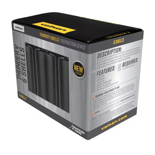Valken Thunder V2 CO2 Sound Simulation Grenade Cylinder B Shells - 6 Pack