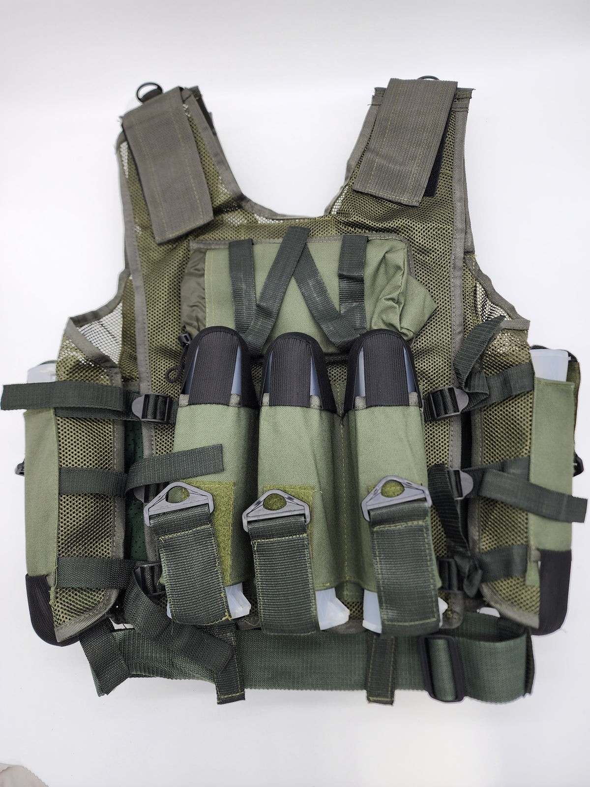9 Pod Harness / Tactical Vest | Fully Adjustable Fit | Olive