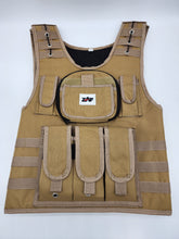 Tactical Airsoft Vest | Fully Adjustable | Color: Tan