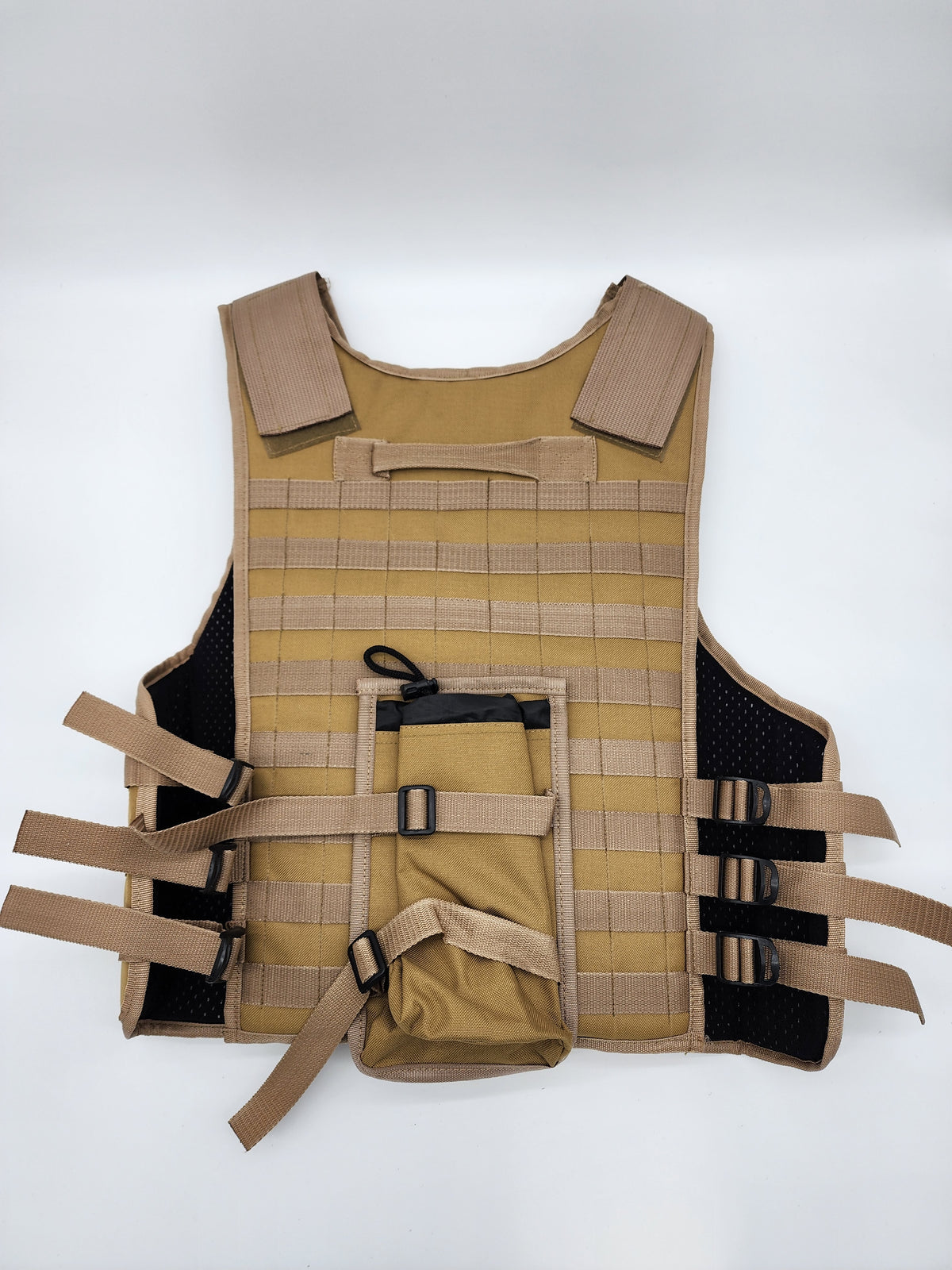 Tactical Airsoft Vest | Fully Adjustable | Color: Tan