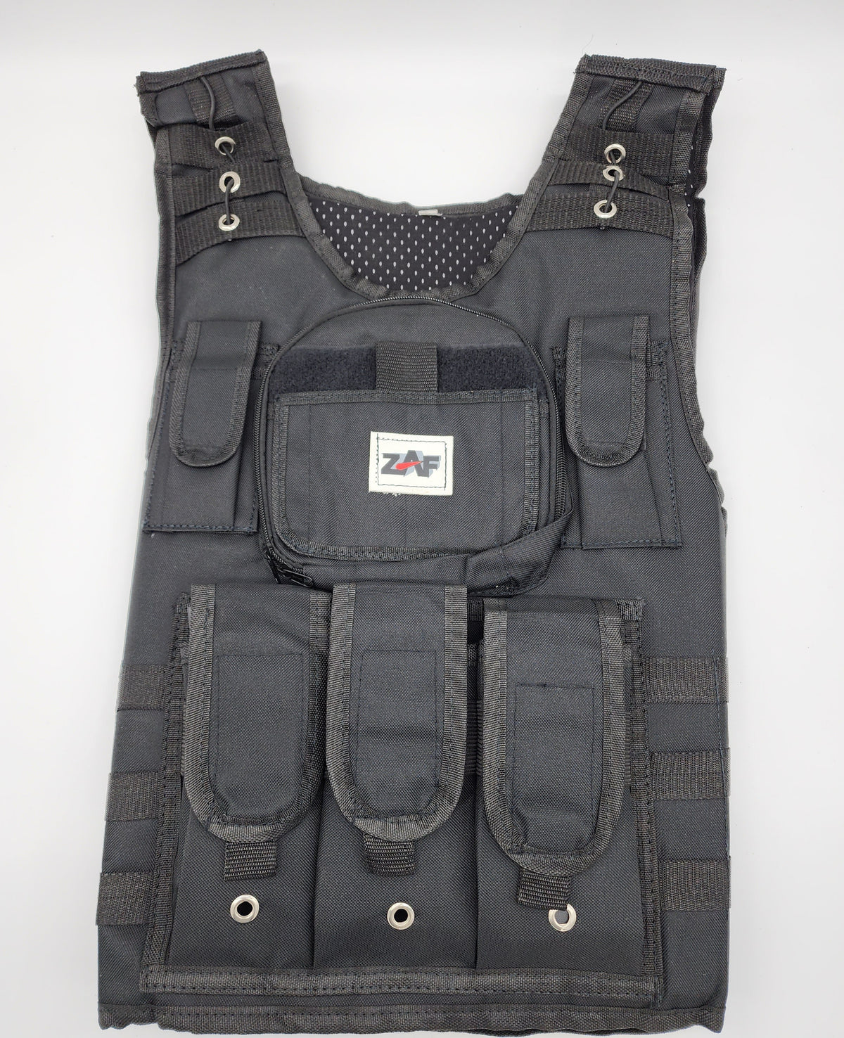 Tactical Airsoft Vest | Fully Adjustable | Color: Black