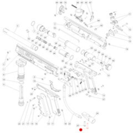 Marker Parts - SW-1 Part# 26 Long ASA Screw