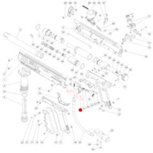 Marker Parts - SW-1 Part# 28 Trigger Plate Left