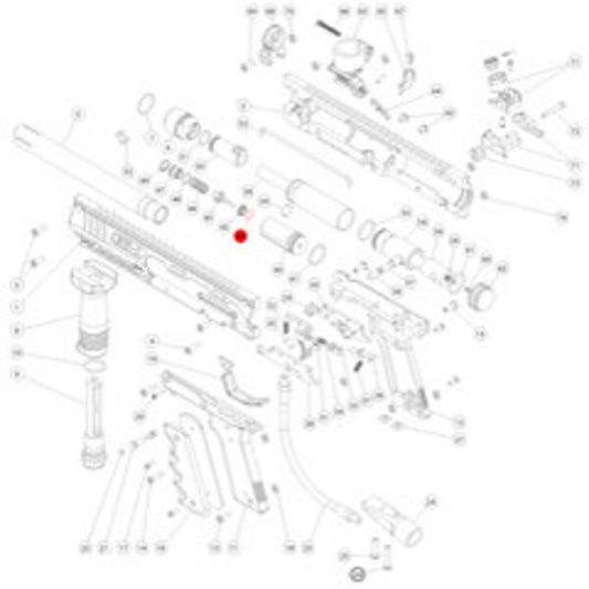 Marker Parts - SW-1 Part# 44 Cup Seal Seat O-Ring