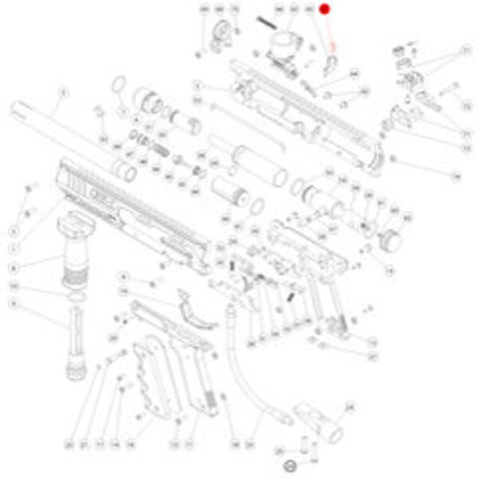 Marker Parts - SW-1 Part# 67 Feedneck Clamp Nut Stem