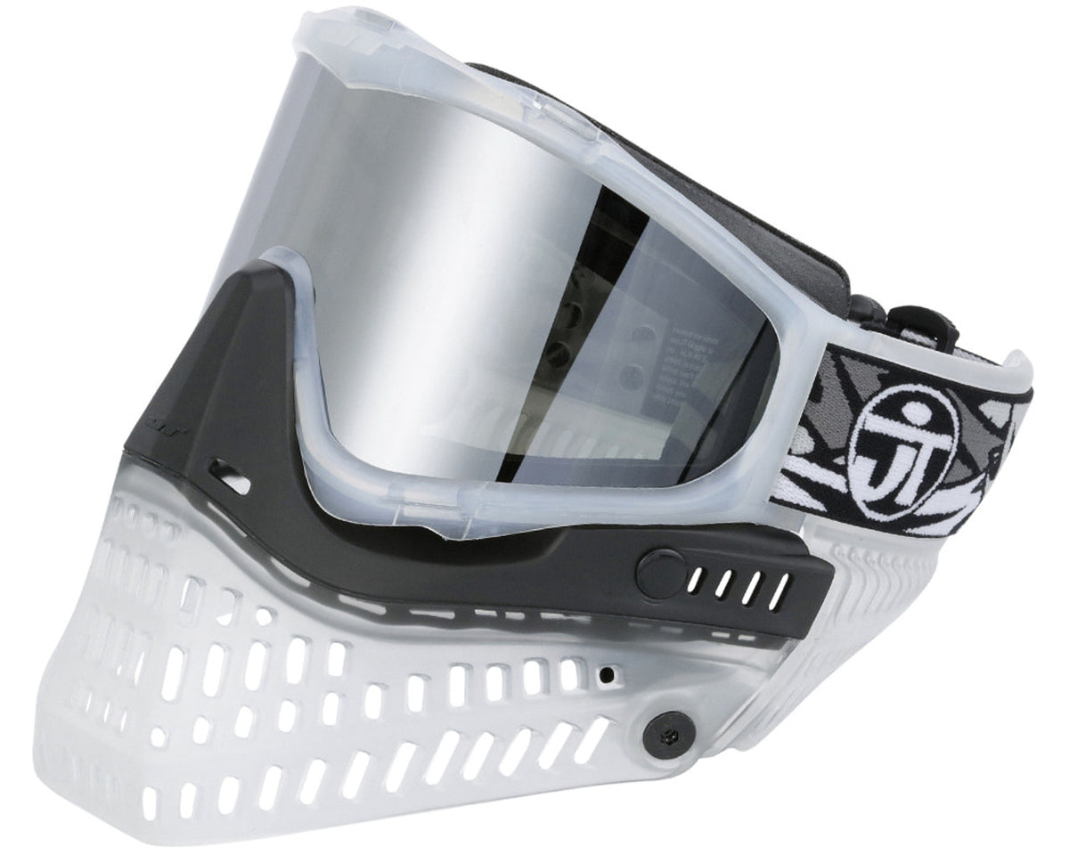 JT ProFlex Paintball Mask - Ice Series Clear w/ Prizm Chrome Lens | Jt Paintball Mask/Goggle